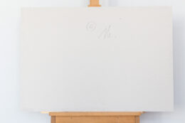 049 Japońska, z cyklu Recycled News, 2006, akwarela, 9 x 64 x 89 cm