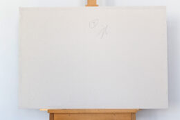 049 Japońska, z cyklu Recycled News, 2006, akwarela, 9 x 64 x 89 cm